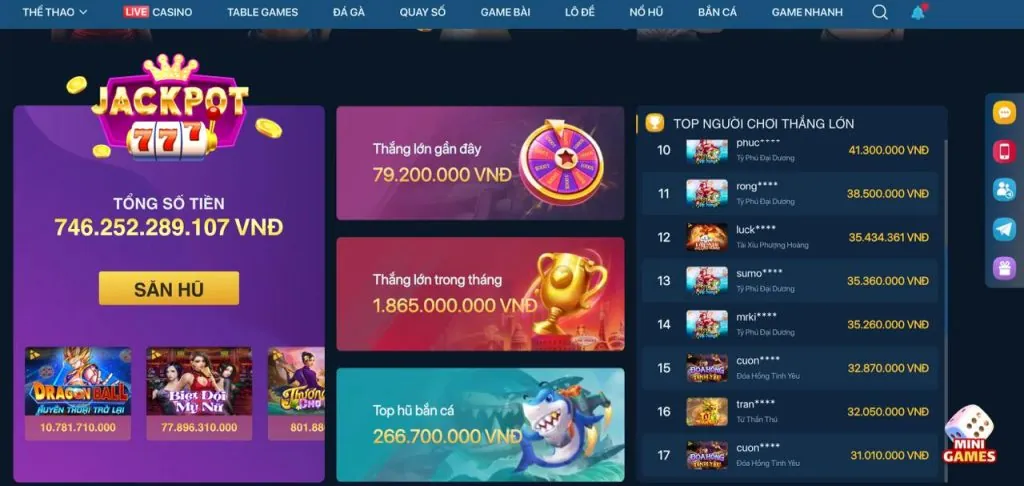 Ưu đãi hoàn trả TF88 Code